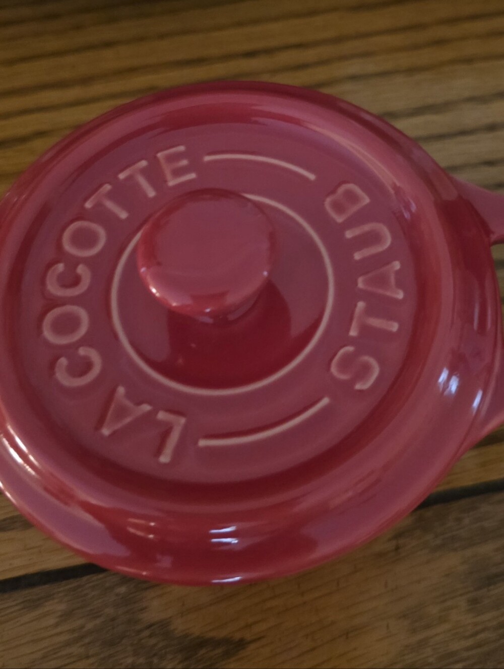 Staub Mini La Cocotte - Deep Raspberry Enamel 0.2L 10cm